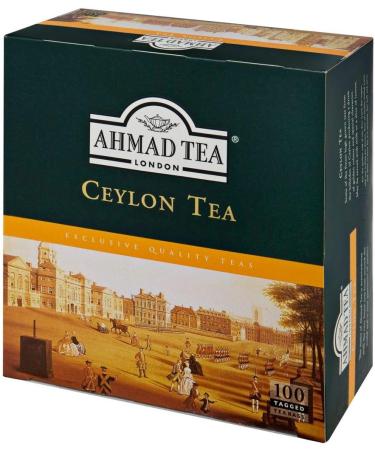 Ahmad Tea 100 Teabags Ceylon Black Tea 1 x 100 Teabags Ceylon 100 Teabags - Buy Online on GoSupps.com