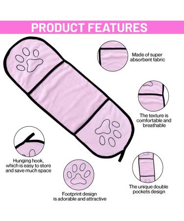 Nicoone Ultra-Absorbent Pet Towels - 2 Pack Microfiber Dog Bathing Towels for Cats & Small Animals - Buy Online on GoSupps.com