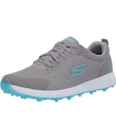 Skechers Women's Max Golf Shoe 8 Wide Grey-blue - Stylish and Comfortable Golf Shoes for Women - Buy Online on GoSupps.com