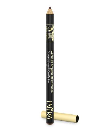 Buy INIKA Certified Organic Brow Pencil Brunette - Natural & Eco-Friendly | Best International Shipping - Buy Online on GoSupps.com