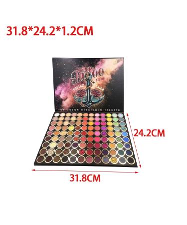 B Baosity 108-Color Eyeshadow Palette for Daily Shimmer & Matte Makeup Looks - Buy Online on GoSupps.com