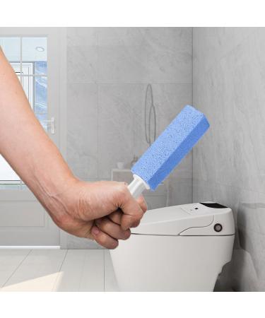 Buy Tzqfroce 4-Piece Pumice Stone Toilet Brush Set - Effective Toilet Cleaner for Household Cleaning - Blue & White - Buy Online on GoSupps.com