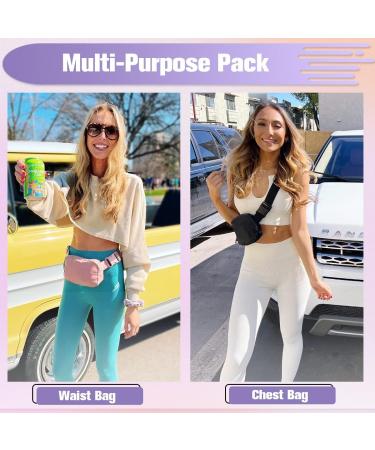 KIKIMINK Mini Fanny Pack - Adjustable Belt Bag for Women Men - Crossbody Waist Pack for Travel & Fitness - Black - Buy Online on GoSupps.com