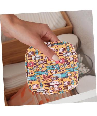 Healifty Aunt's Towel Storage Bag - 3pcs Travel Toiletry Organizer Pouches for Napkin, Menstrual Pads, and Period Wallet - Buy Online on GoSupps.com