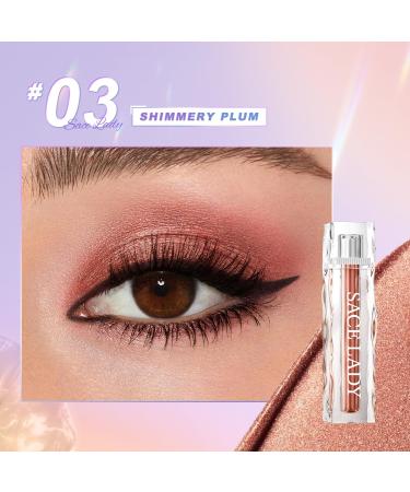 SACE LADY Liquid Eyeshadow - Waterproof Metallic Eye Glitter Cream Long-Lasting Pigmented Makeup 0.12 Fl Oz (#03 - Buy Online on GoSupps.com