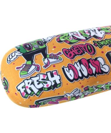 Paule & Knopf Graffiti Hard Case for Kids/Teens with Yellow Microfiber Cloth - International Shipping Available - Buy Online on GoSupps.com