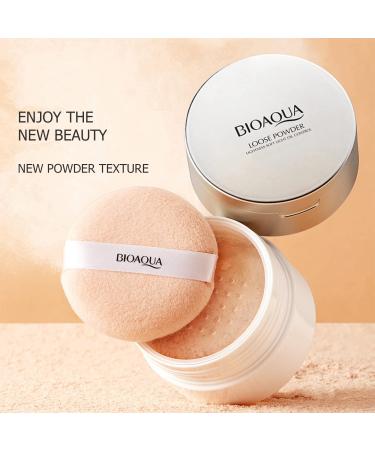 BIOAQUA Lightness Soft Loose Powder | Oil Control & Blemish Repair Makeup | 3 Light Skin Tone Options - 15g - Buy Online on GoSupps.com