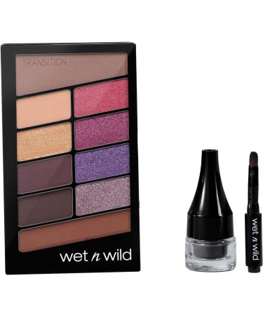 Wet n Wild Ultimate Eye Look Set Make-up Set with Long-Lasting Brow Pomade & Color Icon 10 Pan Shadow Palette Creamy Pomade and High-Pigmented Eyeshadow for Intense Blendable Looks Ultimate Eye Look - V.1 - Buy Online on GoSupps.com