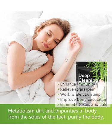 Detox Foot Patches - Natural Bamboo Vinegar & Ginger - 20 Pcs for Impurity Removal & Relaxation - Buy Online on GoSupps.com