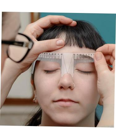 Angoily 10pcs Eyebrow Design Ruler Eyebrow Template Tools Eyebrow Shape Ruler Auxiliary Tool Measuring Ruler - Buy Online on GoSupps.com