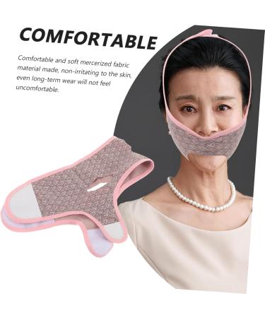DOITOOL Lifting Belt Straps Shaper for Women Double Chin Reducer for Chin Strap for Double Chin Facial Slimming Strap Miss Tighten up Lifter Mercerized Cloth - Buy Online on GoSupps.com
