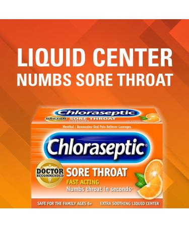 Chloraseptic Sore Throat Lozenges Citrus 18 Count - Soothing Relief (1 Pack) - Buy Online on GoSupps.com