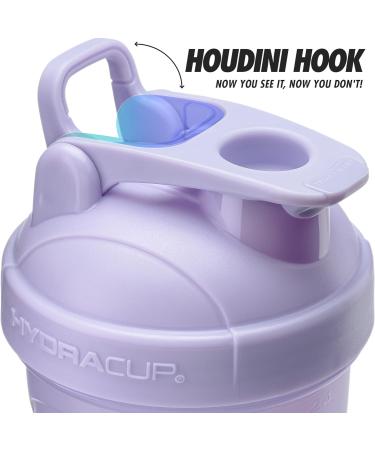 HydraCup Protein Blender Shaker Bottle 590ml BPA Free with Wire Ball & Mixing Grid | Perfect for Smoothies & Protein Shakes | Value Pack - Buy Online on GoSupps.com