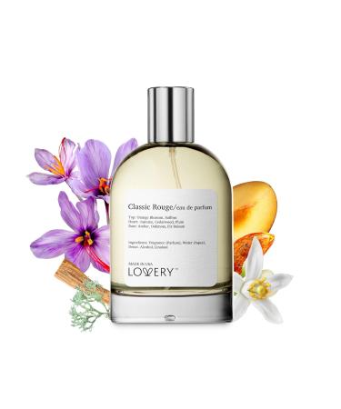 LOVERY Classic Rouge Eau de Parfum Inspired by B.accarat R.ouge 540 Long Lasting Perfume for Women & Men Clean Fragrance Perfume Spray 100ml Perfumes for Women Birthday Gifts - USA Classic Rouge USA 3.4 Fl Oz (Pack of 1) - Buy Online on GoSupps.com