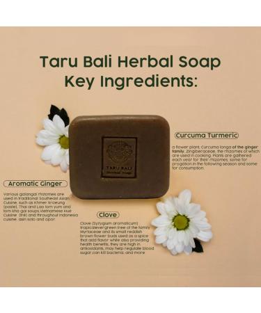 Handcrafted Herbal Soap Bar - Moisturizing Indonesian Blend | Natural Chemical-Free | Ideal for All Skin Types - Soothes Muscles & Provides Itch Relief - Buy Online on GoSupps.com