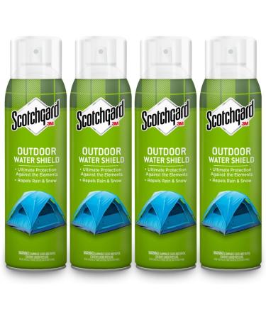 Scotchgard Outdoor Water Shield Fabric Spray - Odorless - Pack of 4 - 10.5 Fl Oz.