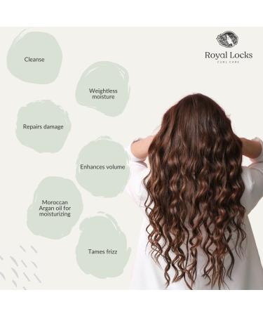 Royal Locks Wave Essentials Set - Clean Curls Shampoo Curl Quench Conditioner & Dream Cream - Boost Volume & Tame Frizz for Vibrant Curls - Buy Online on GoSupps.com