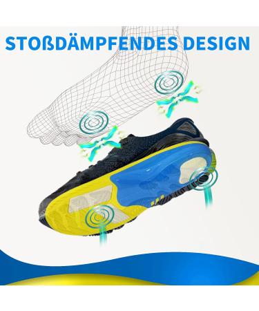 Orthopedic Gel Insoles for Flat Feet & Plantar Fasciitis | Pain Relief Shoe Inserts for Work Shoes - Buy Online on GoSupps.com