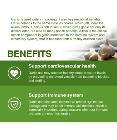 Lovita Odorless Garlic 5000mg | Maximum Strength Immune & Cardio Support | 60 Vegetarian Capsules - Buy Online on GoSupps.com