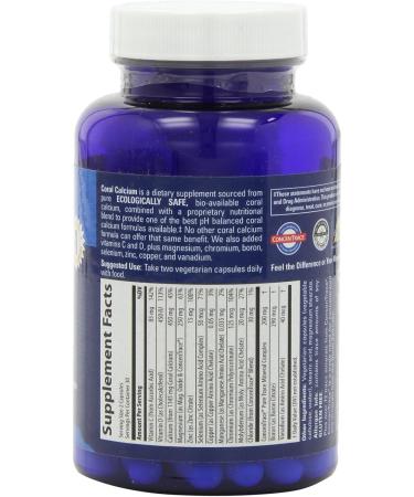 Trace Minerals Research Coral Calcium Vegetarian Caps - 60 Count - Buy Online on GoSupps.com