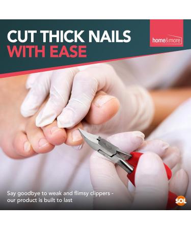 SOL 1pk Heavy Duty Toenail Clippers & 1pk Nail Remover Safely Clip Thicker Nails with Ease Strong Toe Nail Clippers for Thick Nails Large Toenail Clippers for Thick Nails Strong Nail Clippers - Buy Online on GoSupps.com