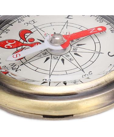 Durable Brass Hiking Compass | Shockproof & Waterproof Camping Tool for Kids & Adults | Metal Pocket Navigation Instrument for Outdoor Adventures - Buy Online on GoSupps.com