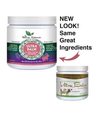 Daily Moisturizer for Dry Itchy Skin | 16 oz Eczema & Psoriasis Relief | Lanolin Vitamins A D E & Aloe Vera | Unscented Face Body & Hand Cream - Buy Online on GoSupps.com