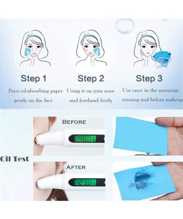 Beauty Kate Oil Absorbing Tissues - 60 Blue + 50 Pink Sheets for Oily Skin - Buy Online on GoSupps.com