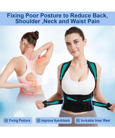 Back Brace Posture Corrector for Men and Women Back Straightener for Scoliosis and Hunchback Correction Adjustable and Breathable Posture Back Brace for Waist Back and Shoulder Pain -M(34"-41") - Buy Online on GoSupps.com