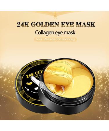 Wismee 24K Gold Under Eye Patches - Reduce Puffy Eyes, Dark Circles, Bags & Wrinkles - 30 Pairs - Buy Online on GoSupps.com