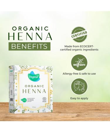 Organic Vegetable Henna Powder - 100g | Natural Hair Dye | Shop Internationally - Buy Online on GoSupps.com