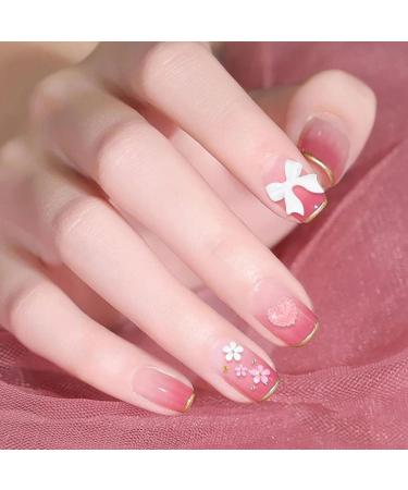 zzywjf 1000Pcs Nail Charm Butterfly Beads Bow 3D Butterfly Nails Charm Colourful Bowknot for Acrylic Nails Cute Butterfly Resin Nail Rhinestone Glitter Valentine Accessories for Nail Art Crafts - Buy Online on GoSupps.com