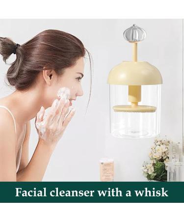  Foam Maker Plast c Bubble Maker Foamer Portable Shower Bath Shampoo Face Cleanser Bubble Foamer Device Facial Cleansing Tool Skin Care (White) Beige - Buy Online on GoSupps.com
