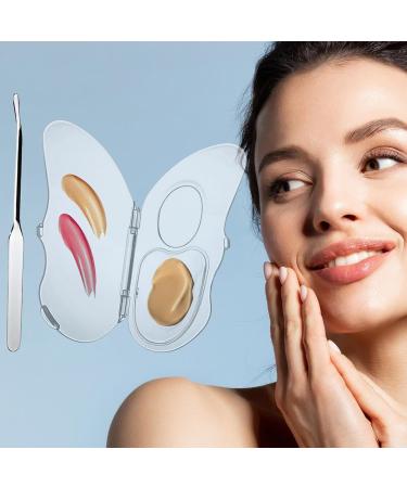 Foundation Palette for Makeup Artists Foldable MultiPurpose Foundation Palette Cream Makeup Palette Portable Eyeshadow Makeup Palette Cream - Buy Online on GoSupps.com