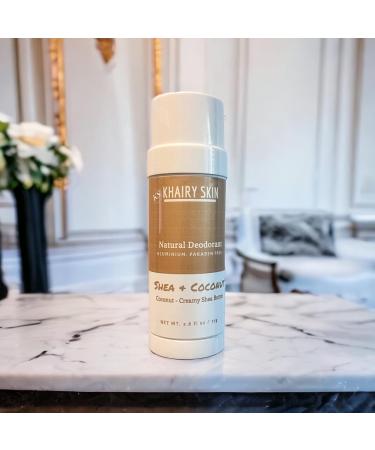 Khairy Skin Natural Deodorant with Cocoa Butter & Moroccan Argan Oil - Aluminium Free (Shea & Coconut) - Buy Online on GoSupps.com