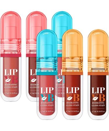 JPSDOWS Lip Gloss Set 47ml x 6 Pieces Liquid Lipstick Non Sticky Care Lipstick Makeup Set for Travel Dating Wedding - Buy Online on GoSupps.com