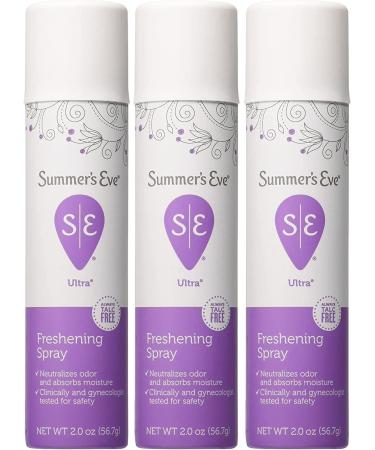 Summers Eve Ultra Freshening Feminine Deodorant Spray 2 Ounce s (3-Units) (Pack of 3)