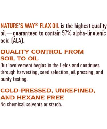 Nature's Way Flax Oil Max Strength 1300 mg - 200 Softgels | Premium Omega-3 Supplement - Buy Online on GoSupps.com