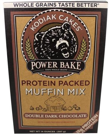 Kodiak Cakes Power Bake Protein Muffin Mix Double Dark Chocolate 397g Double-Dark-Chocolate - Buy Online on GoSupps.com