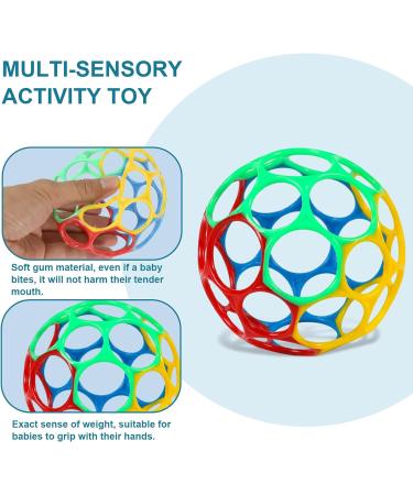 Guoyou BPA-Free Baby Grief Ball - Sensory Toy for 3-12 Months Perfect Baby Teething Ring for Boys & Girls - Buy Online on GoSupps.com