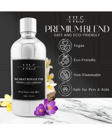 Baccarat Rouge Type Essential Oil for Diffusers - 100ml Luxury Home Fragrance with Bergamot & Lemon Zest - Aromatherapy Diffuser Oil in USA - Buy Online on GoSupps.com