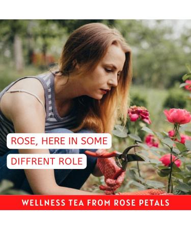 Havintha Natural Rose Tea | Herbal Tea - Rose Petals for Hair and Skin | High in Vitamin C - 50 gm - Buy Online on GoSupps.com