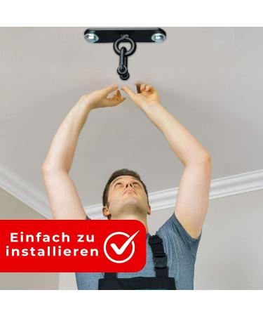 Premium AQF Heavy Load Ceiling Hook - Iron Punching Bag Holder for MMA Boxing & Fitness - Durable 5 Hook for Martial Arts Training - Buy Online on GoSupps.com