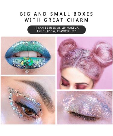 Chunky Glitter Gel - 9 Colors for Festival Party Makeup & Decoration - Buy Online on GoSupps.com