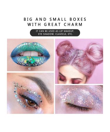 30g Green Glitter Body Gel & Liquid Eyeshadow - Mermaid Sequins for Face Hair & Lips - Festival Sparkle! - Buy Online on GoSupps.com