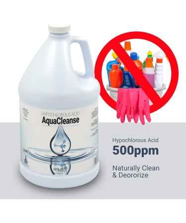 Hypochlorous Acid 500PPM Surface Cleaner (1 Gallon) for Dental & Medical Pros | All Natural HOCL for ULV Fogging | Made in USA - Buy Online on GoSupps.com