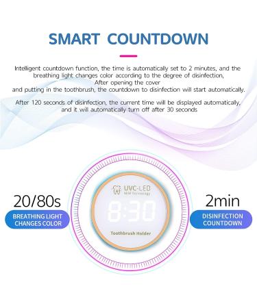 UV Toothbrush Holder Toothbrush Sanitizer for Electric/Regular Toothbrush  Sterilization & Timing Toothbrush Holder for Bathroom - Buy Online on GoSupps.com