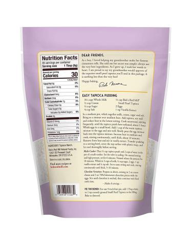 Bob's Red Mill Small Pearl Tapioca - 24 Oz - Pack Of 3 - Buy Online on GoSupps.com