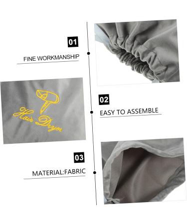 Baluue 4pcs Fabric Drawstring Bags Portable Hair Dryer Bag Drawstring Bag Hair Blow Dryer Bag - Buy Online on GoSupps.com