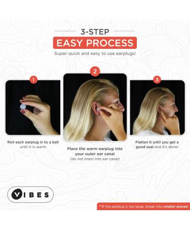 6 Pairs Vibes Silicone Ear Plugs - Custom Moldable Gel, Waterproof, 32 dB Noise Reduction for Sleep, Travel, Swimming, Studying, Construction - Buy Online on GoSupps.com